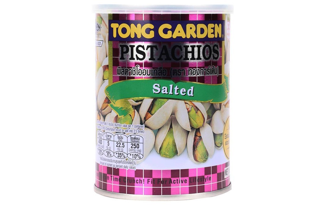 Tong Garden Pistachios Salted    Tin  130 grams